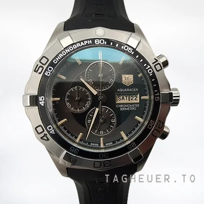 Tag Heuer Aquaracer AquaracerBKSB006 43mm Men's Quartz Black Dial