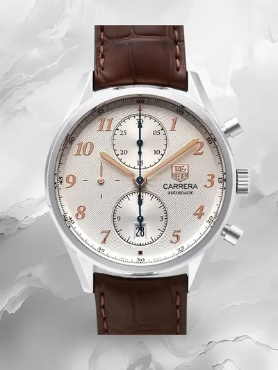 Review of Tag Heuer Carrera CAS2112.FC6291 Replica with Swiss Automatic Movement and Silver Dial
