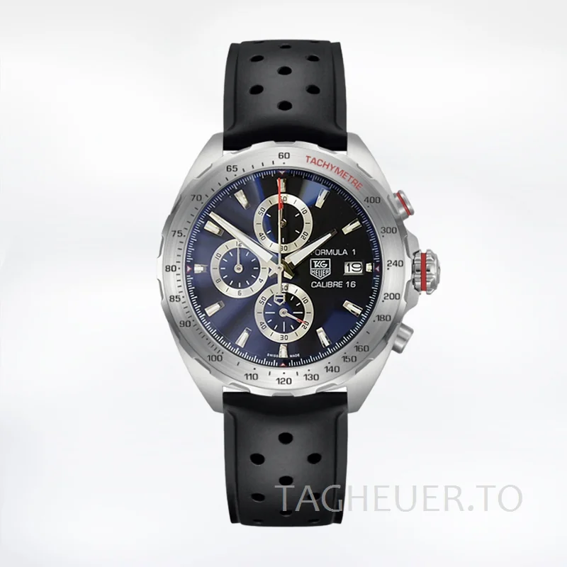 Tag Heuer Formula 1 CAZ2010.FT8024 Men 43mm Black Dial Silver-tone