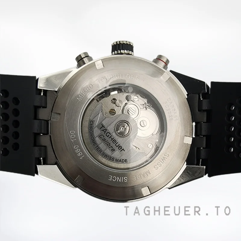 Tag Heuer Carrera CAR2A1Z Men's 43mm Black Skeleton Dial
