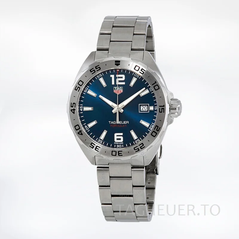 Tag Heuer Formula 1 43mm WAZ1118.BA0875 Men Stainless Steel Silver-tone