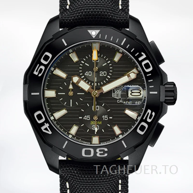 Tag Heuer Aquaracer Men CAY218A.FC6361 43mm Black-tone Black Dial