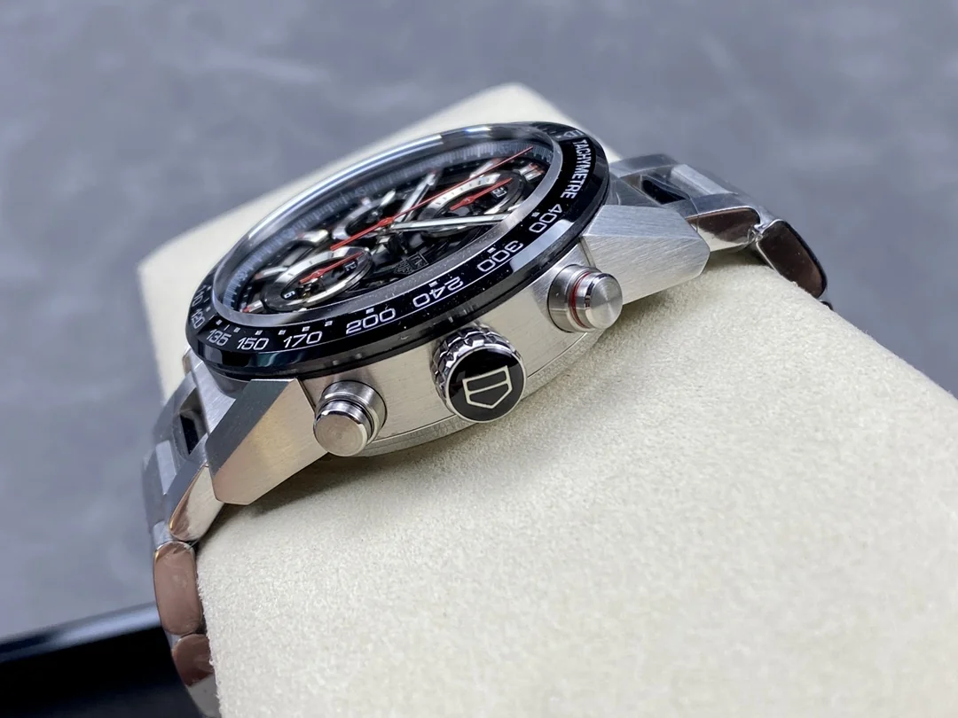 TAG Heuer Carrera CAR201V.BA0766 Swiss Replica Watch - 43mm Chronograph, Sapphire Crystal, 1-Year Warranty