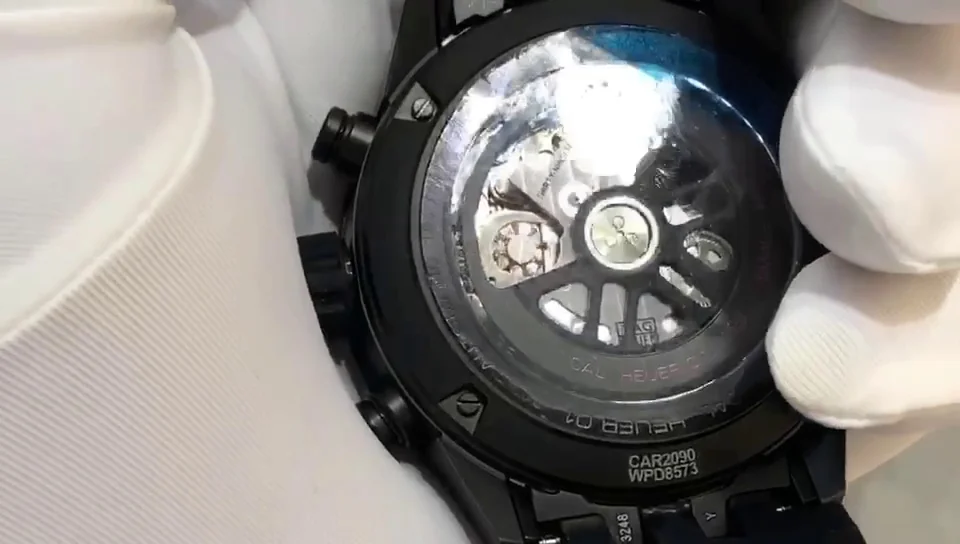 TAG Heuer Carrera CAR2090.FT6088 Replica Swiss Super Clone - 43mm Black Dial Ceramic Bezel | 100M Waterproof