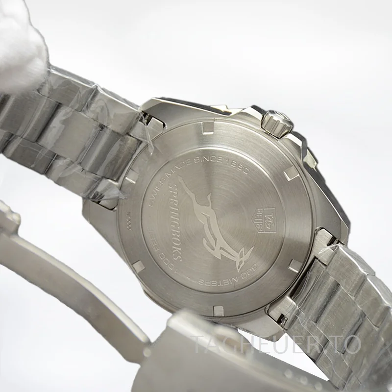 Tag Heuer Aquaracer AquaracerBKSB-001 Men 43mm Automatic Silver-tone