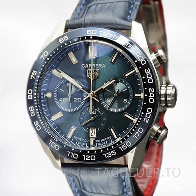 Tag Heuer Carrera 43mm Men CBN2A5A-001 Silver-tone