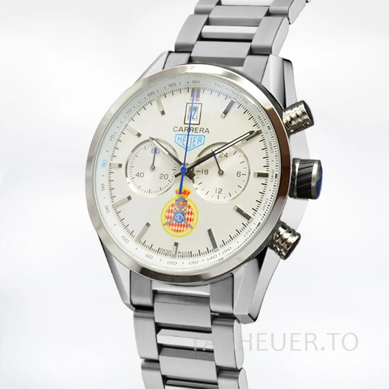 Tag Heuer Carrera CarreraWSB-014 Men 43mm Silver-tone Stainless Steel