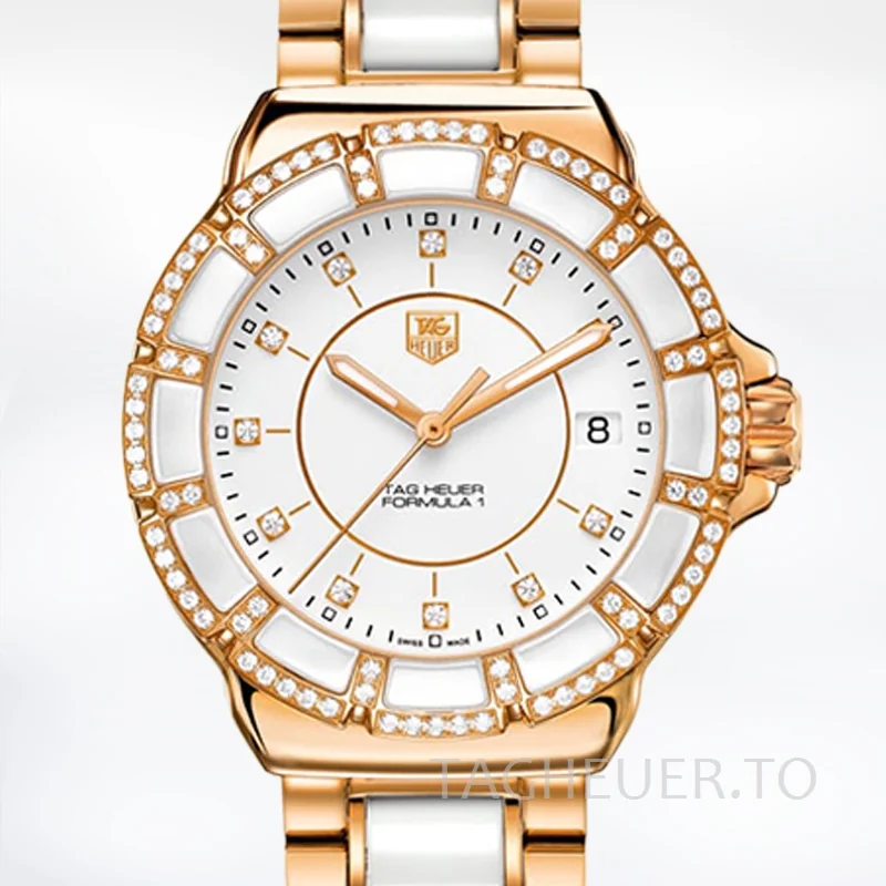 Tag Heuer Formula 1 WAH1222.BB0866-001 Ladies 38mm White Dial