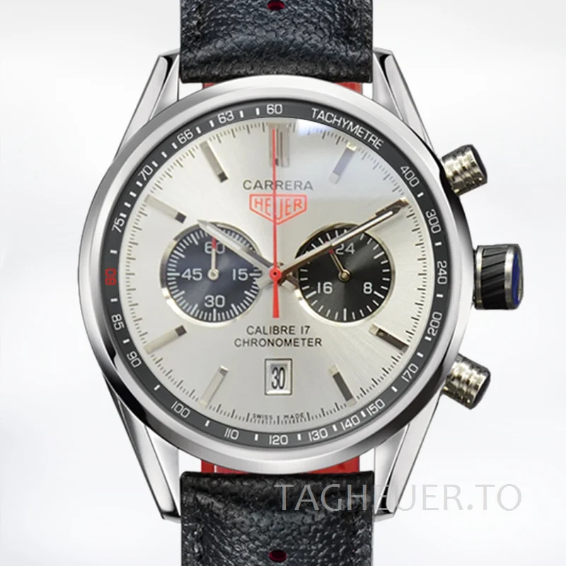 Tag Heuer Carrera 43mm Men CV2119.FC6310 Silver-tone