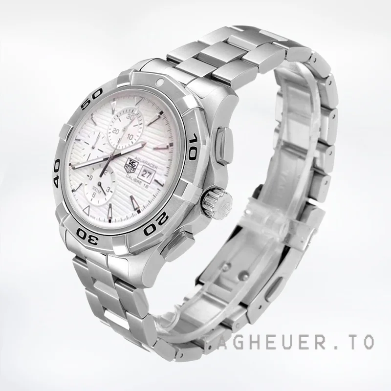 Tag Heuer Aquaracer Men's CAP2111.BA0833 43mm White Dial Quartz