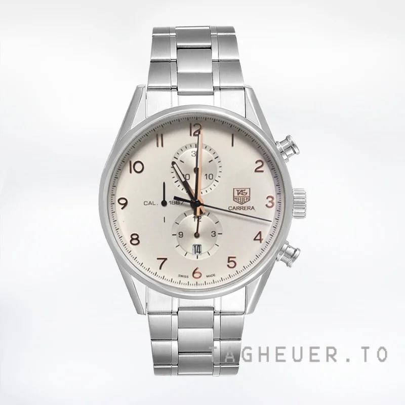 Tag Heuer Carrera 43mm Men's CAR2012.BA0796 Stainless Steel Silver-tone