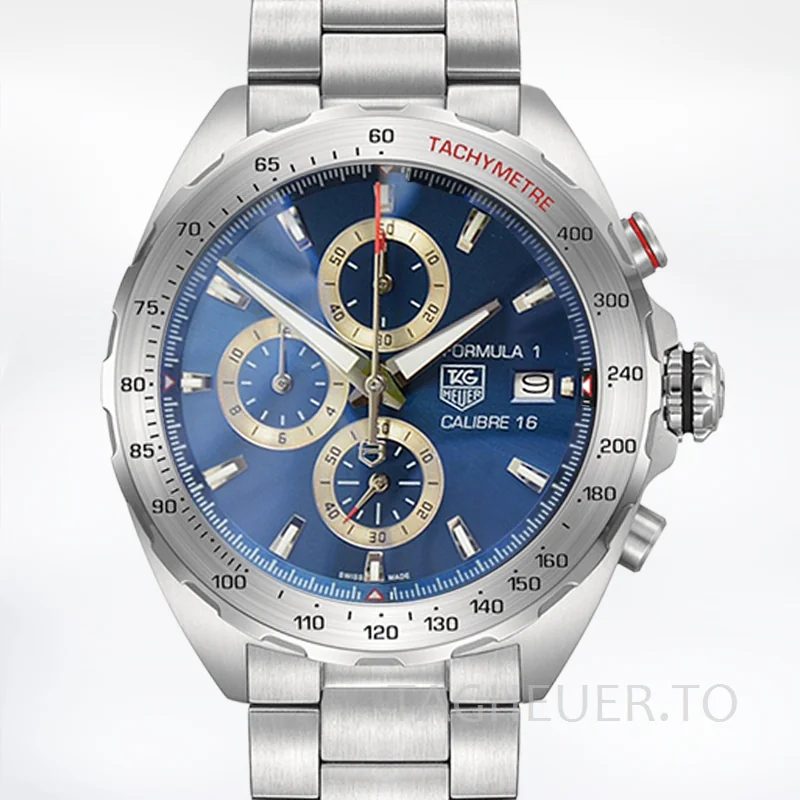 Tag Heuer Formula 1 Men CAZ2015.BA0876 43mm Blue Dial Silver-tone
