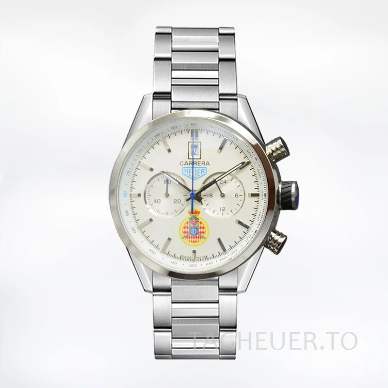 Tag Heuer Carrera CarreraWSB-014 Men 43mm Silver-tone Stainless Steel