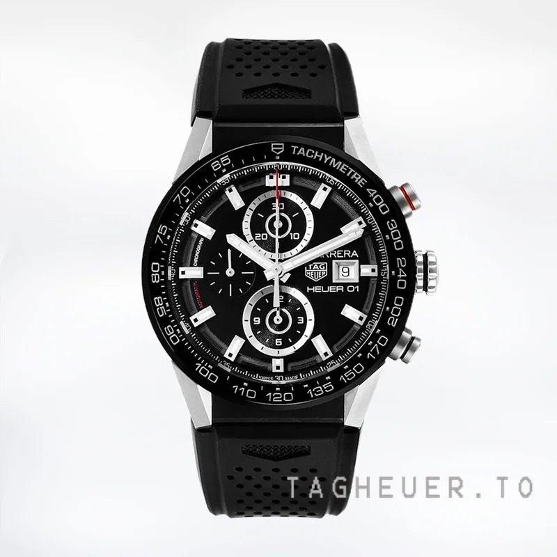 Tag Heuer Carrera CAR201Z.BA0714 43mm Men's Quartz Silver-tone