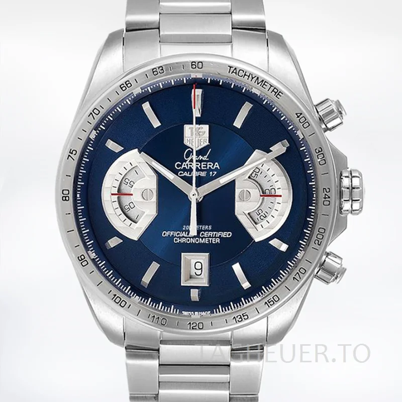 Tag Heuer Grand Carrera CAV511F.BA0902 Men 43mm Stainless Steel Quartz
