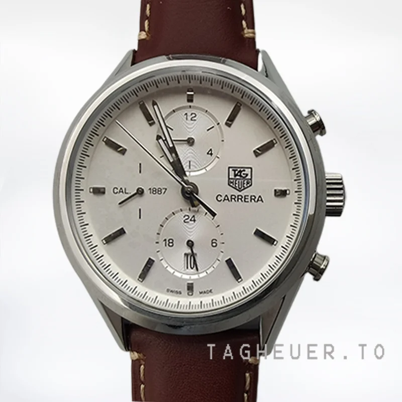 Tag Heuer Carrera Men's 43mm CAR2111.FC6291 Silver-tone White Dial