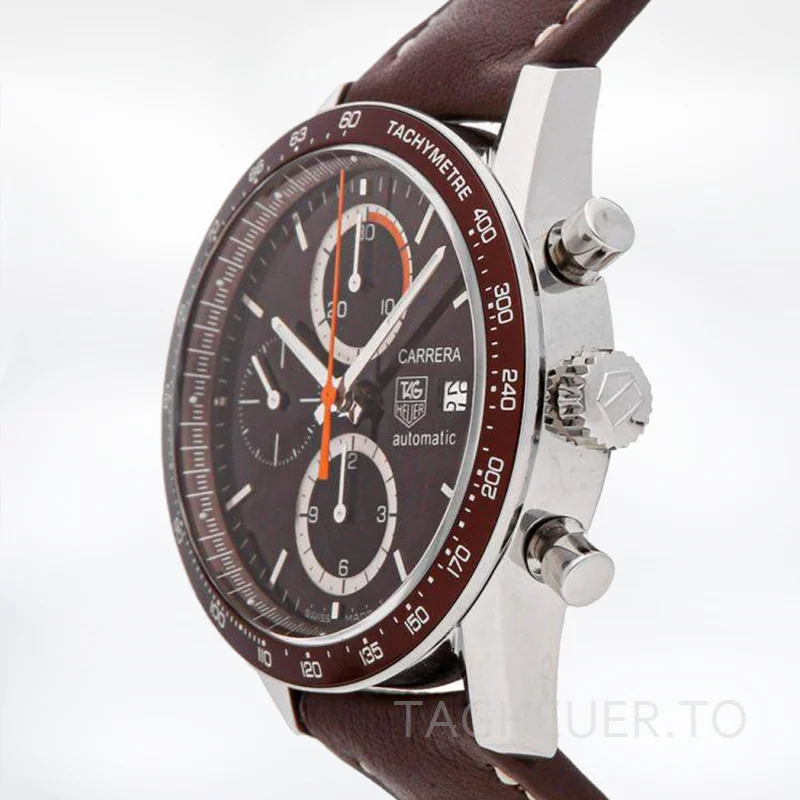 Tag Heuer Carrera CV2013.FC6234 43mm Men's Brown Dial