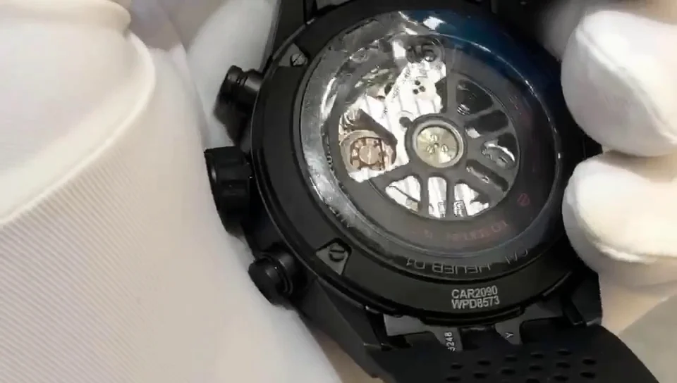 TAG Heuer Carrera CAR2090.FT6088 Replica Swiss Super Clone - 43mm Black Dial Ceramic Bezel | 100M Waterproof