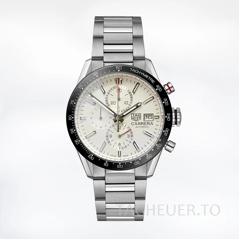 Tag Heuer Carrera Men CBM2110-001 43mm Silver-tone