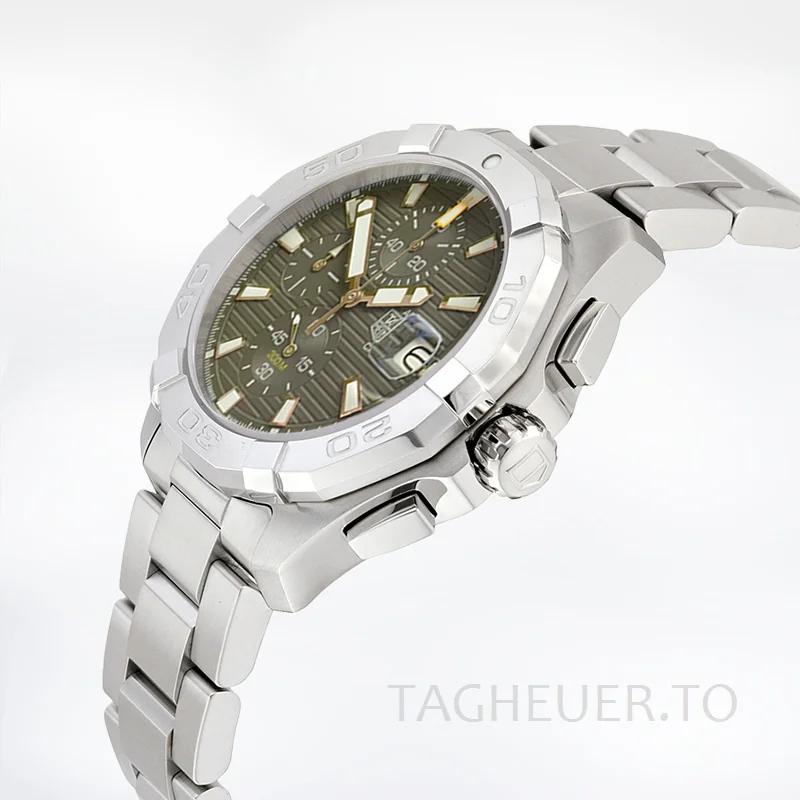 Tag Heuer Aquaracer 43mm Men CAY2112-001 Green Dial