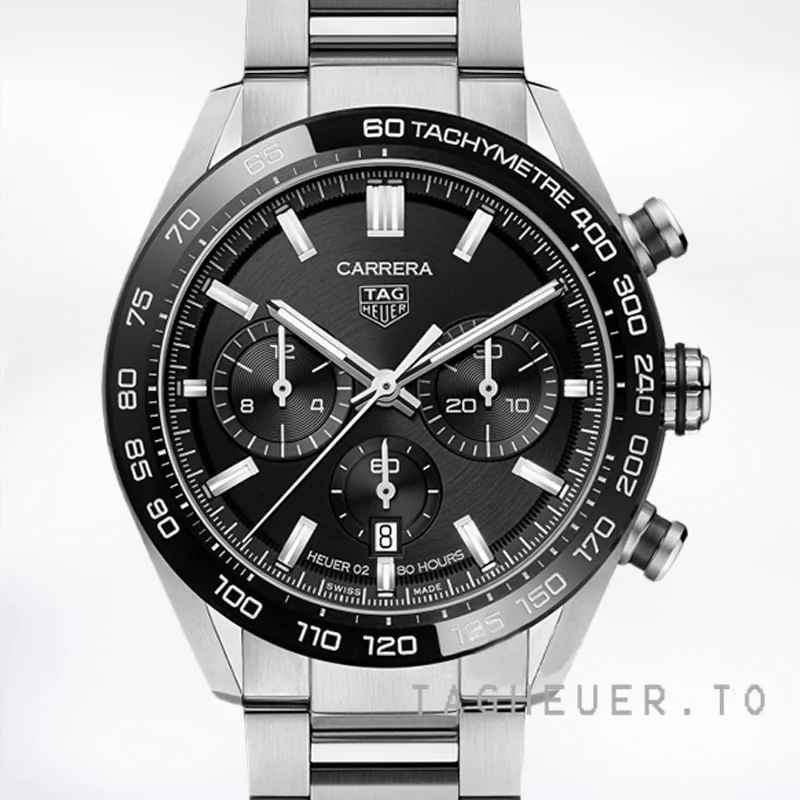 Tag Heuer Carrera CBN2A1B.BA0643 Men's 43mm Silver-tone