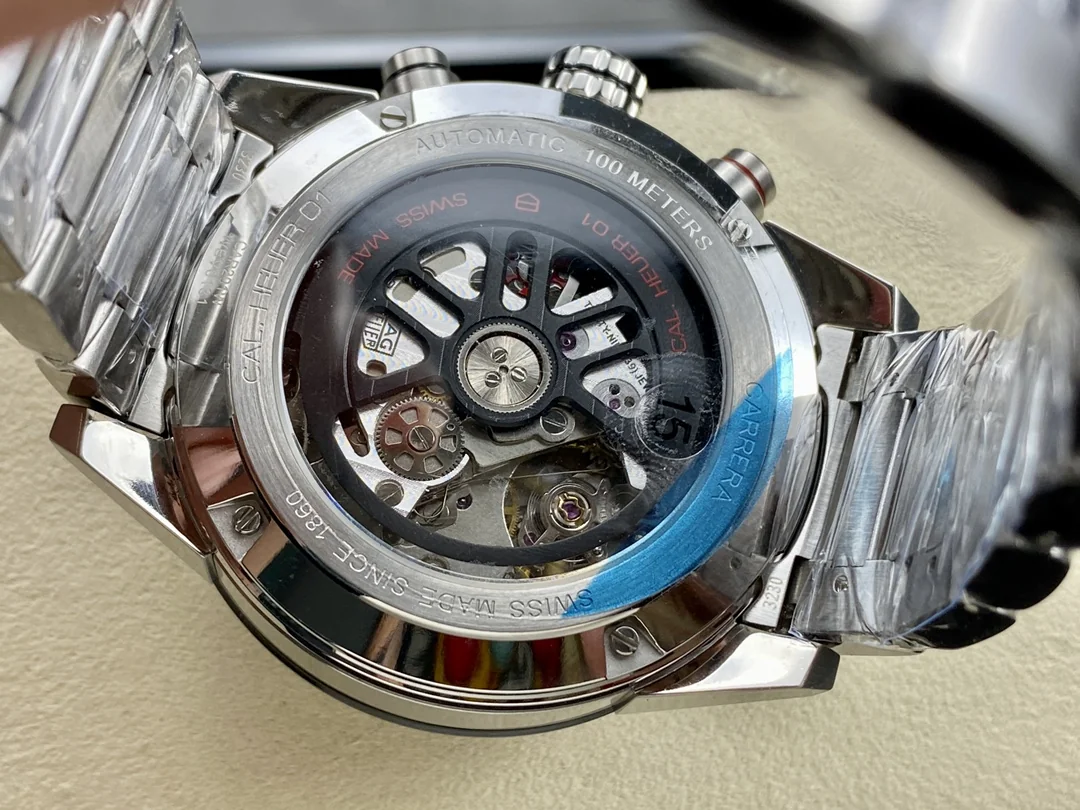 Best Swiss TAG Heuer Carrera CAR201W.BA0714 Replica Watch - 43mm Grey Dial, Stainless Steel, 50m Waterproof