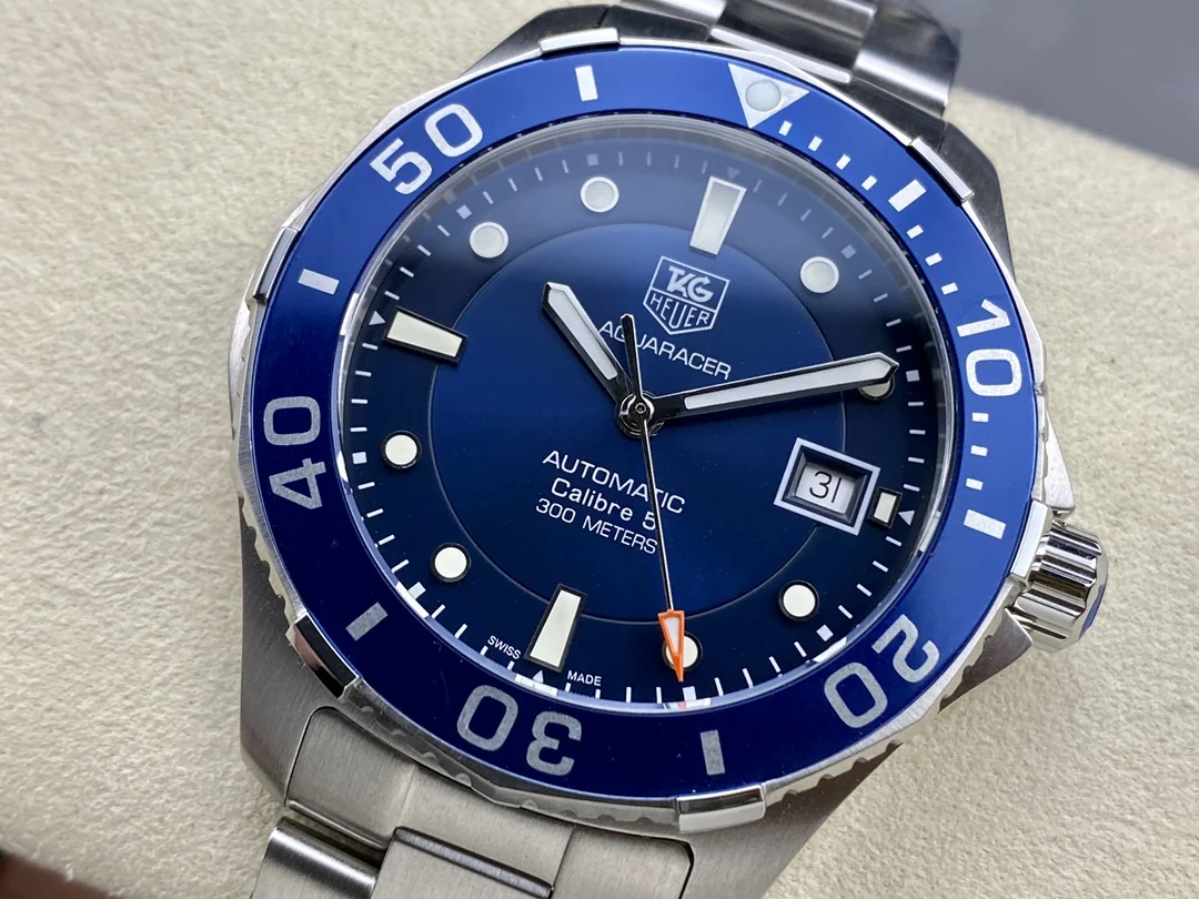 Tag Heuer Aquaracer WAN2111.BA0822 Replica Swiss Men's Watch - 42mm Blue Dial, 100M Waterproof & 1-Year Warranty