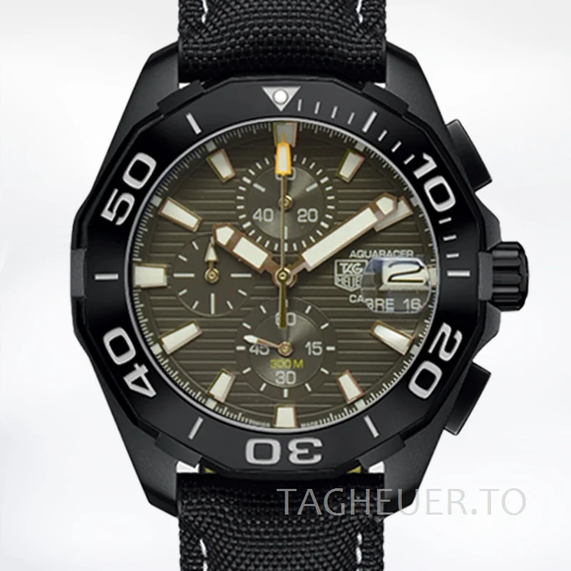 Tag Heuer Aquaracer CAY218A-001 Men 43mm Green Dial