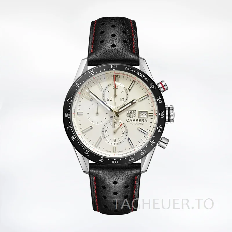 Tag Heuer Carrera CBM2110-003 43mm Men White Dial
