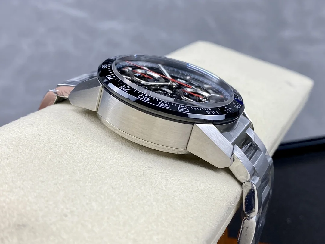 TAG Heuer Carrera CAR201V.BA0766 Swiss Replica Watch - 43mm Chronograph, Sapphire Crystal, 1-Year Warranty