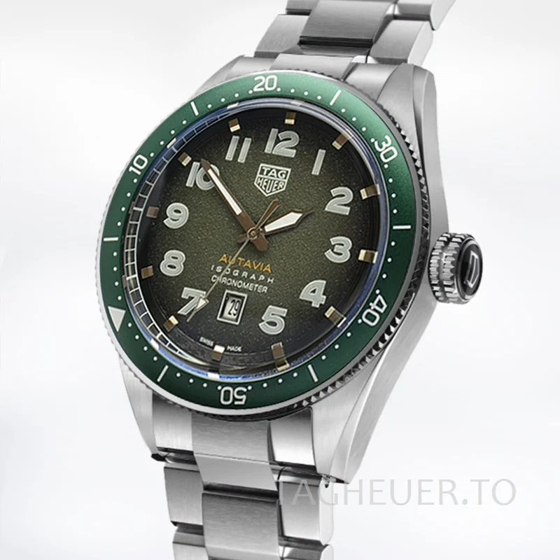 Tag Heuer Autavia 43mm Men WBE5114-002 Stainless Steel
