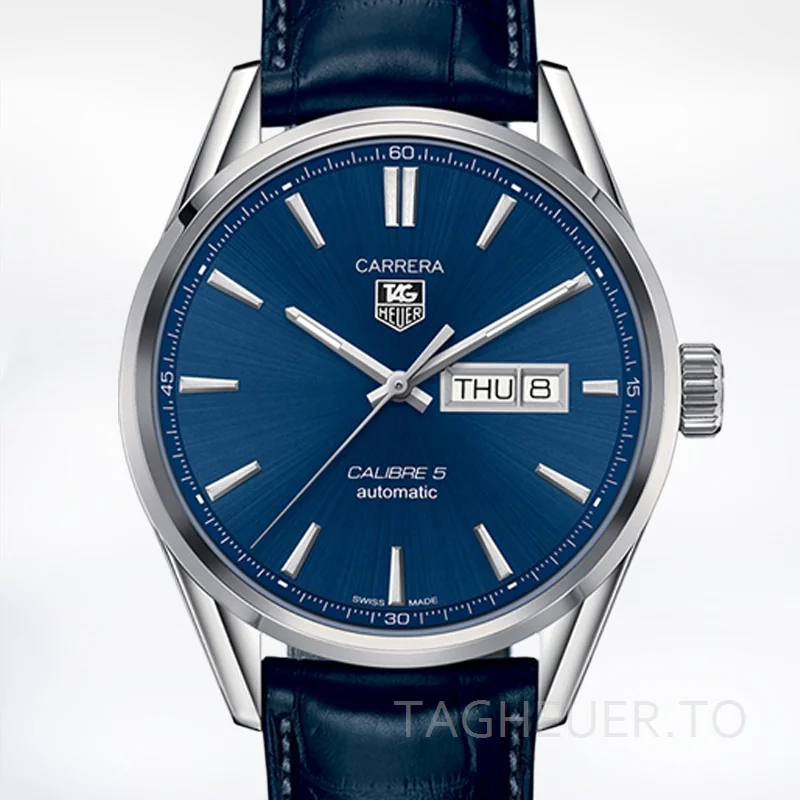 Tag Heuer Carrera 43mm WAR201E.FC6292 Men's Blue-tone Automatic