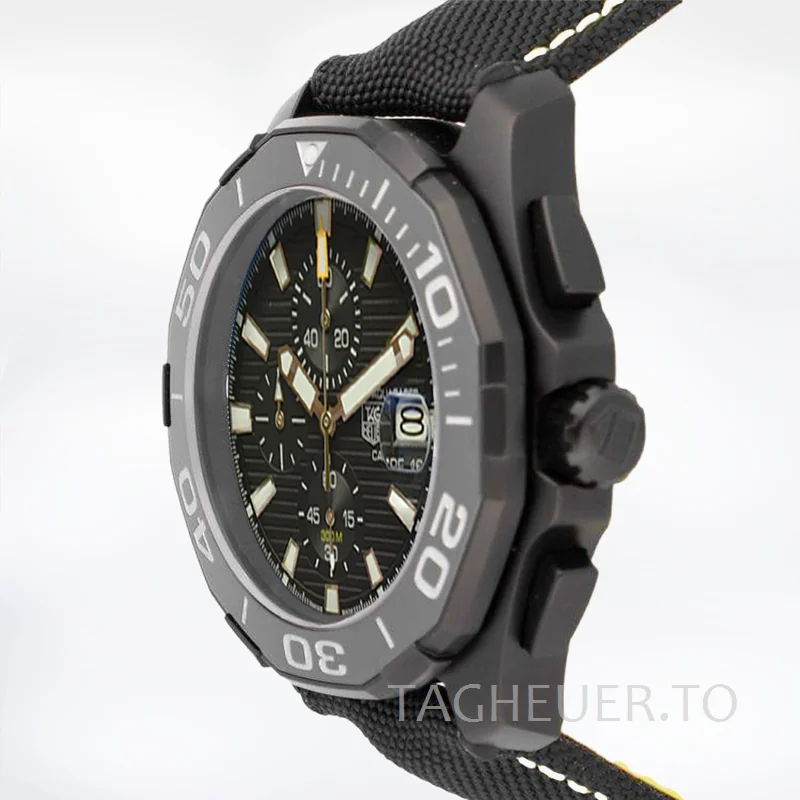 Tag Heuer Aquaracer Men CAY218A.FC6361 43mm Black-tone Black Dial