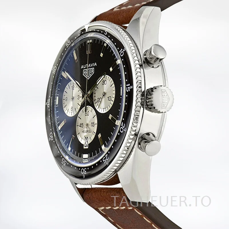 Tag Heuer Autavia Men CBE2110-002 43mm Black Dial Ceramics Bezel