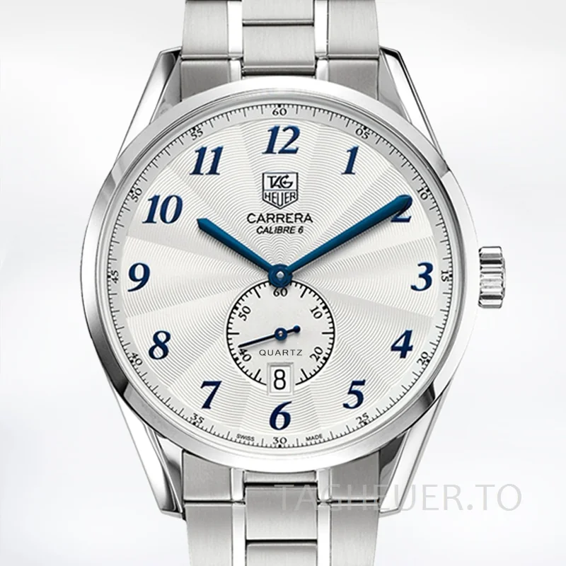 Tag Heuer Carrera 43mm Men WAS2111.BA0732 Silver-tone Stainless Steel