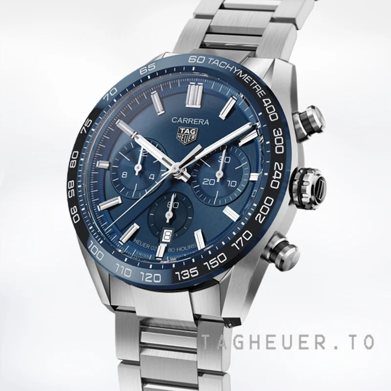 Tag Heuer Carrera 43mm Men's CBN2A1A.BA0643 Silver-tone