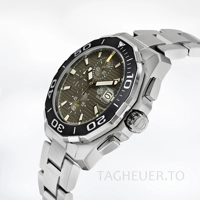 Tag Heuer Aquaracer 43mm Men CAY211B-001 Green Dial Quartz