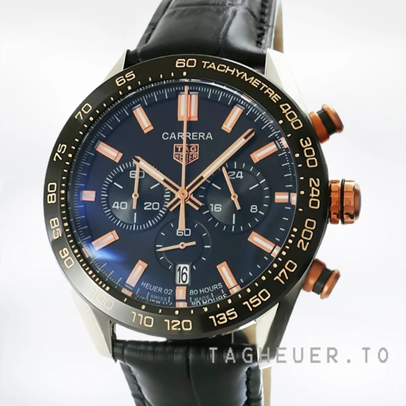 Tag Heuer Carrera 43mm Men's CBN2A5A.FC6481 Black Dial