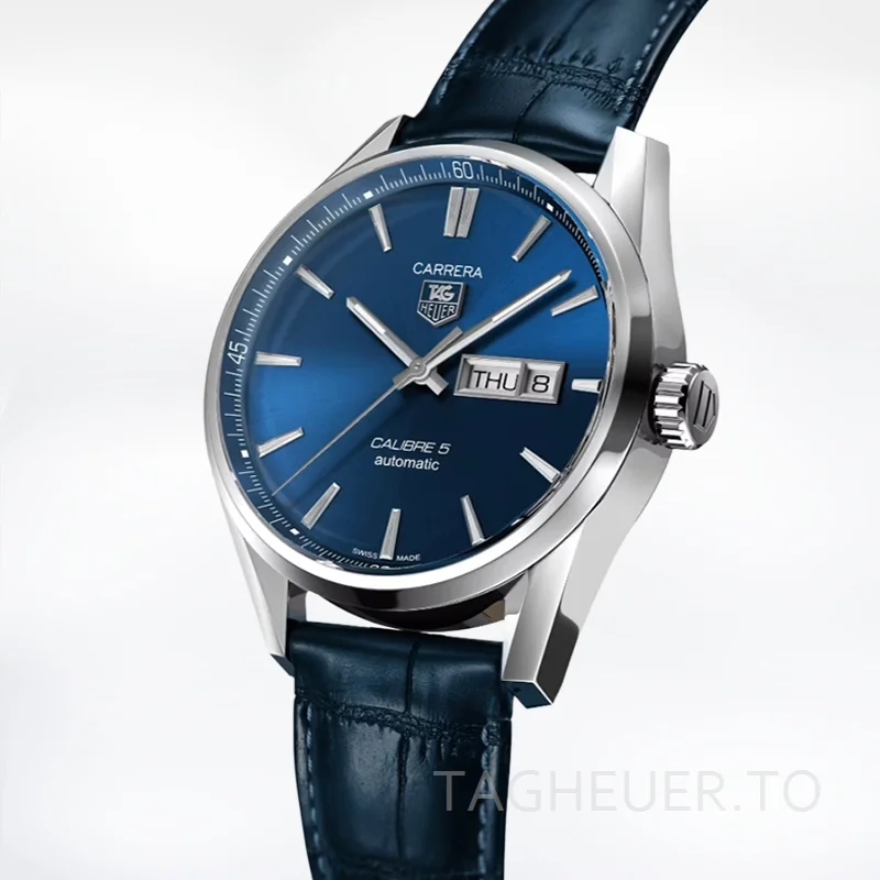 Tag Heuer Carrera 43mm WAR201E.FC6292 Men's Blue-tone Automatic