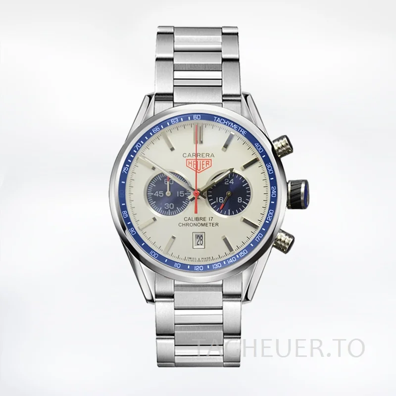 Tag Heuer Carrera 43mm Men CarreraWSB-009 Stainless Steel