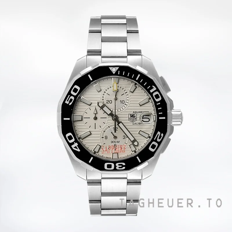Tag Heuer Aquaracer Men's AquaracerWSB004 43mm  Silver-tone