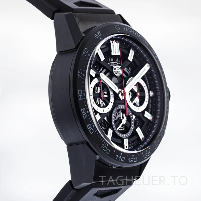 Tag Heuer Carrera Men's CBG2090.FT6145 43mm Rubber Band
