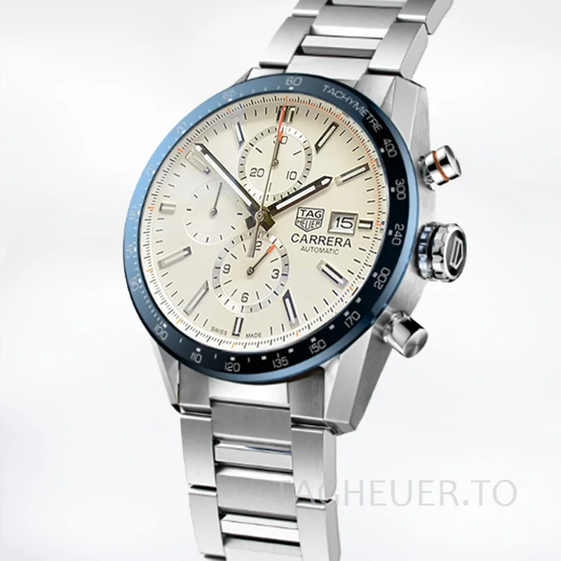 Tag Heuer Carrera Men 43mm CBM2110-002 Stainless Steel Quartz