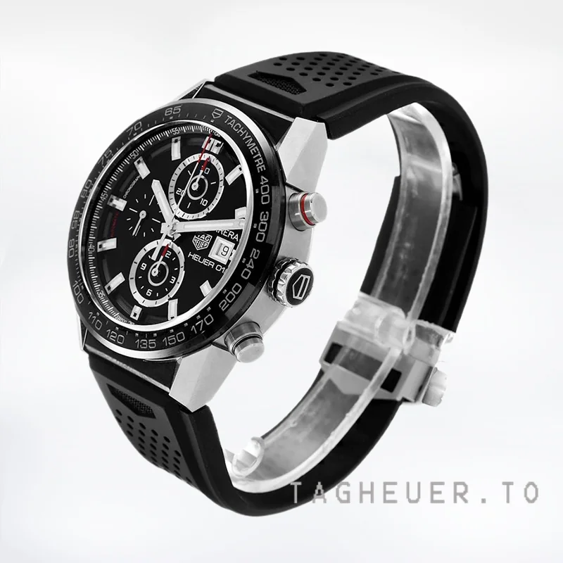 Tag Heuer Carrera CAR201Z.BA0714 43mm Men's Quartz Silver-tone