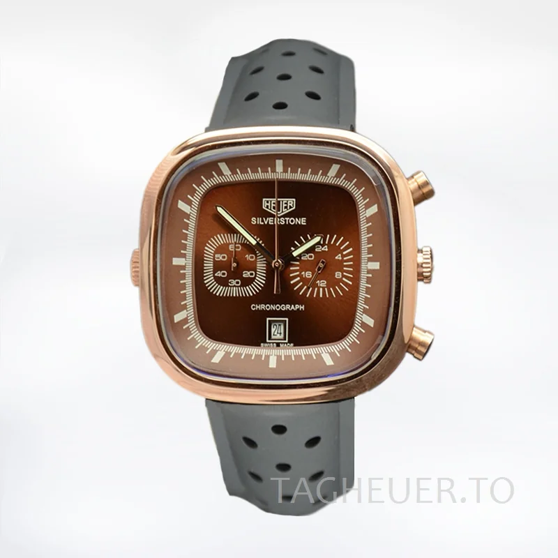 Tag Heuer Silverstone 43mm Men SilverstoneBRSR-001 Quartz Brown Dial