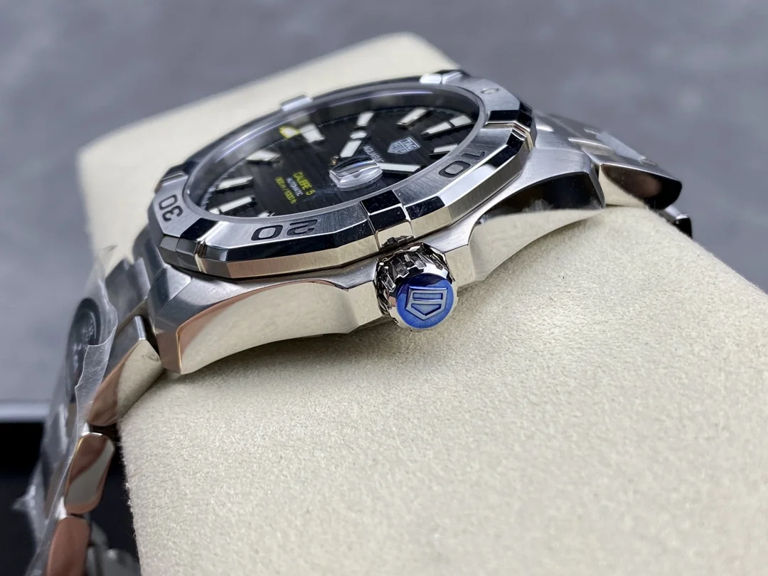 Swatch TAG Heuer Aquaracer WAY2010.BA0927 Replica Swiss men watch 43 Stainless Steel Black Dial water resistant 100M