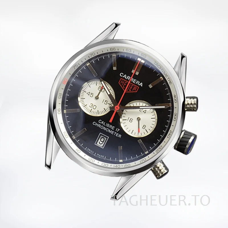 Tag Heuer Carrera Men CarreraGYSB-008 43mm Silver-tone Quartz