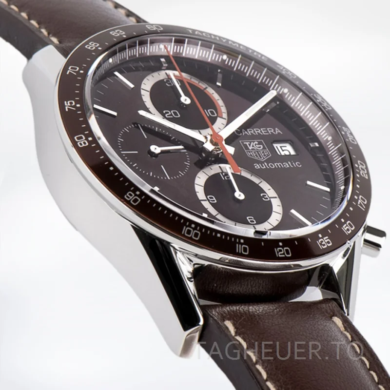 Tag Heuer Carrera CV2013.FC6234 43mm Men's Brown Dial