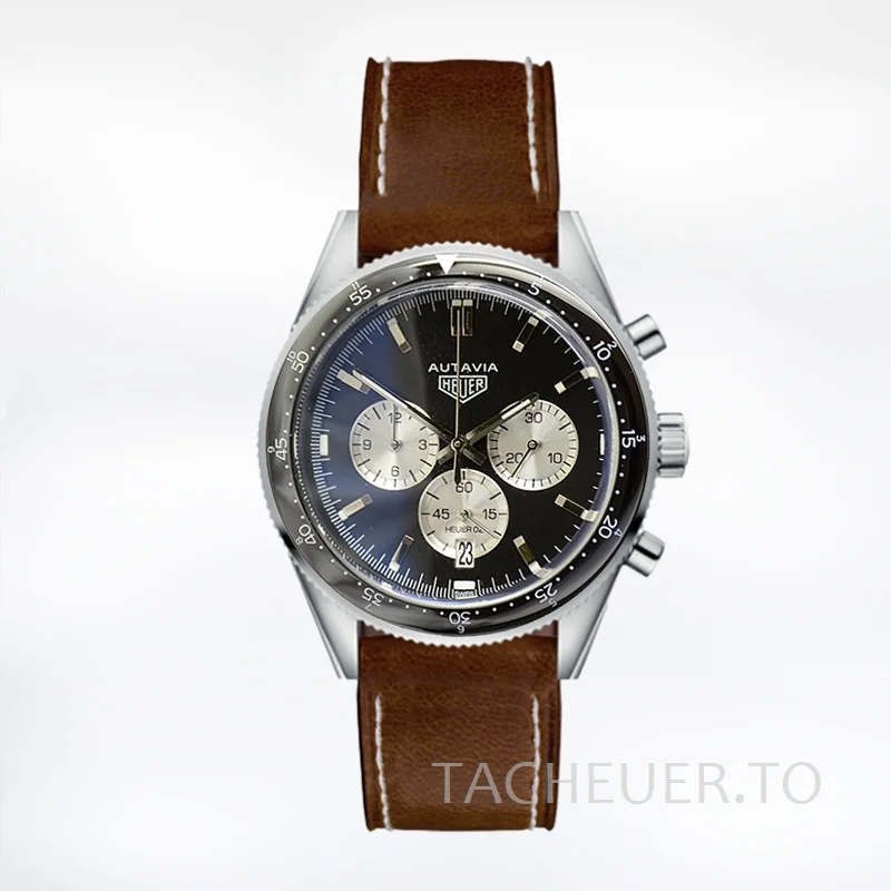 Tag Heuer Autavia Men CBE2110-002 43mm Black Dial Ceramics Bezel