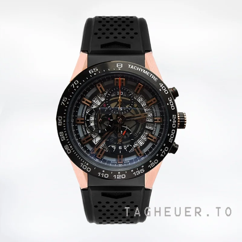 Tag Heuer Carrera 43mm Men's CAR205A.FT6087 Automatic Rose Gold-tone